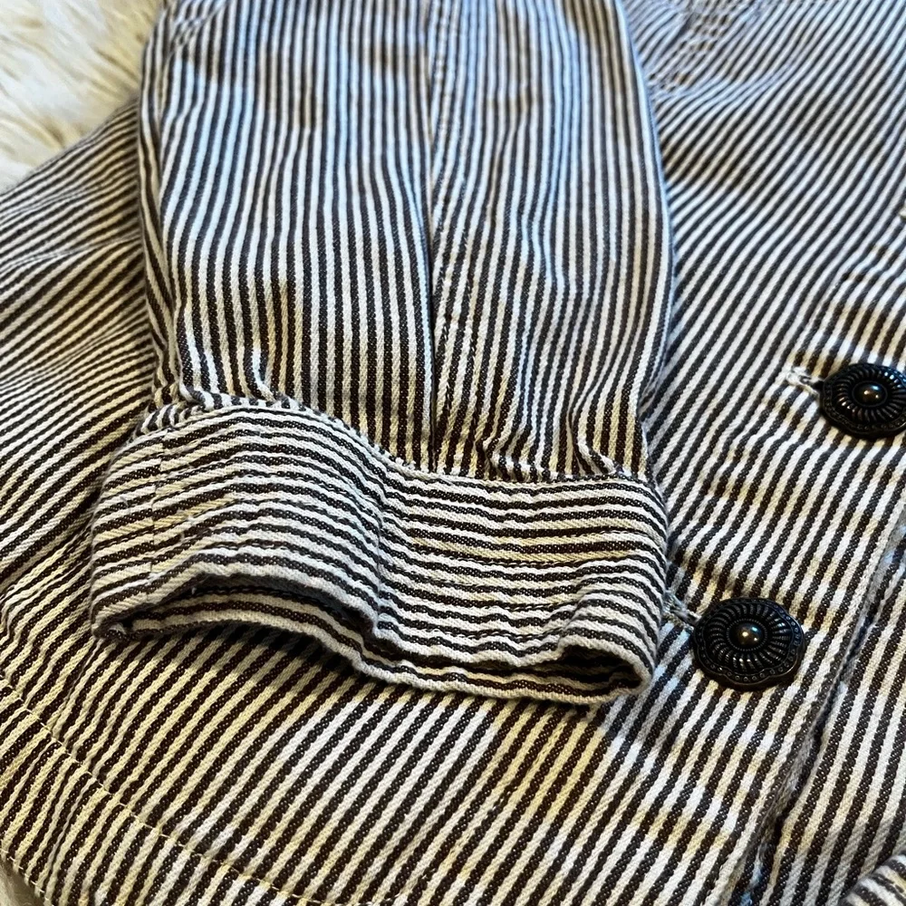 Christopher & Banks Brown Striped Jacket - Picture 3 of 11